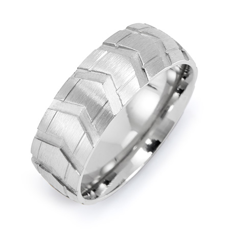 Men's Stainless Steel Tire Ring